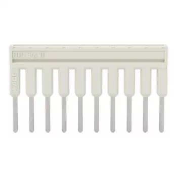 WAGO 2000-410 ponte transversal isolada, 10 vias, cinzento