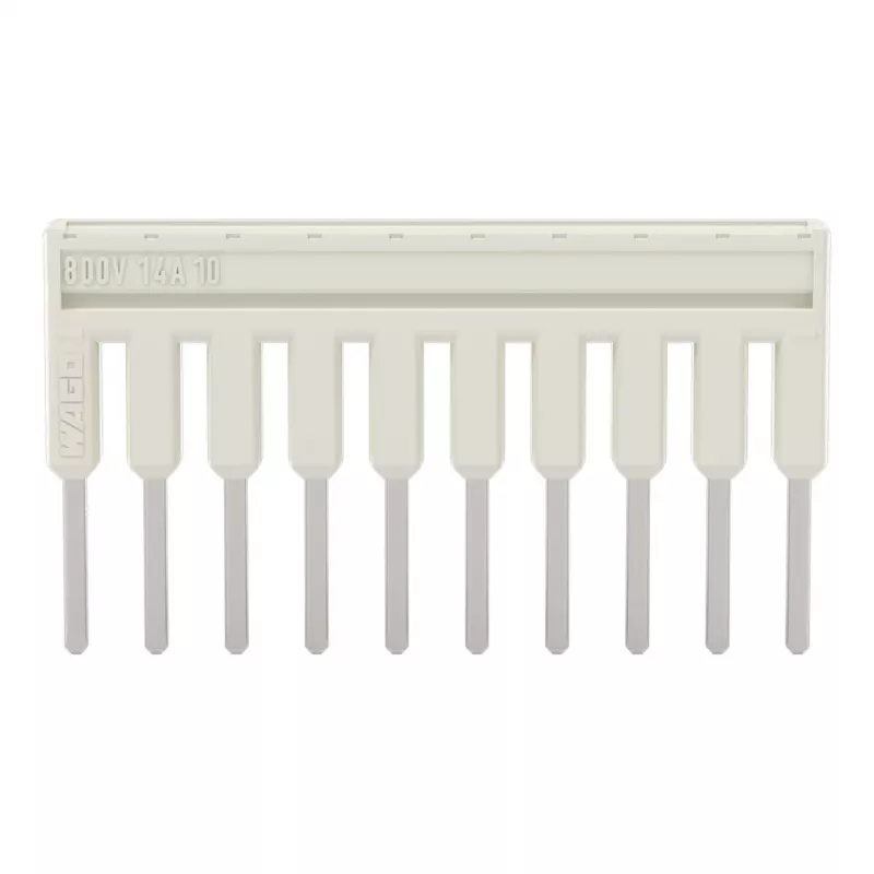 WAGO 2000-410 ponte transversal isolada, 10 vias, cinzento