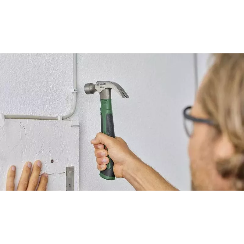 Bosch Professional martelo de serralheiro 340 g com suporte magnético para pregos e cabo antivibração (1600A02W7X)
