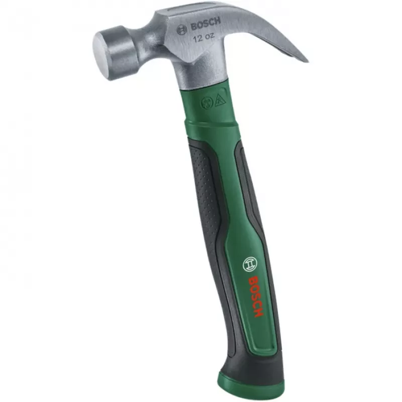 Bosch Professional martelo de serralheiro 340 g com suporte magnético para pregos e cabo antivibração (1600A02W7X)