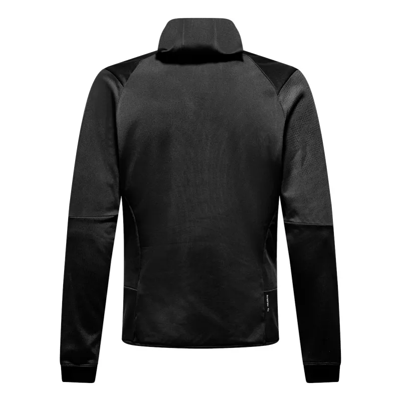 Casaco de lã polar com capuz Salewa Sella Crevasse HD - homem - Black Out - L