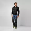 Casaco de lã polar com capuz Salewa Sella Crevasse HD - homem - Black Out - L