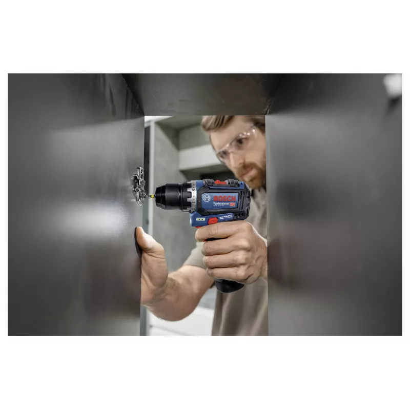 Bosch Professional aparafusadora de percussão sem escovas 12 V 2 Ah com 2 baterias e carregador 0615A500CF