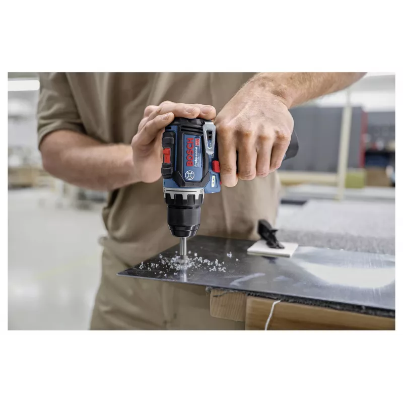 Bosch Professional aparafusadora de percussão sem escovas 12 V 2 Ah com 2 baterias e carregador 0615A500CF
