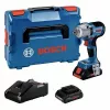 Bosch Professional GDS 18V-450 HC 06019K4003 aparafusadora de impacto a bateria 18V com 2x baterias 5,0Ah, carregador e L-BOXX