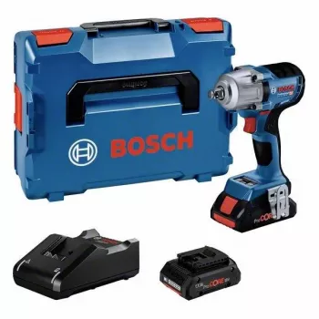 Bosch Professional GDS 18V-450 HC 06019K4003 aparafusadora de impacto a bateria 18V com 2x baterias 5,0Ah, carregador e L-BOXX