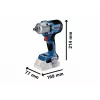Bosch Professional GDS 18V-450 HC 06019K4003 aparafusadora de impacto a bateria 18V com 2x baterias 5,0Ah, carregador e L-BOXX