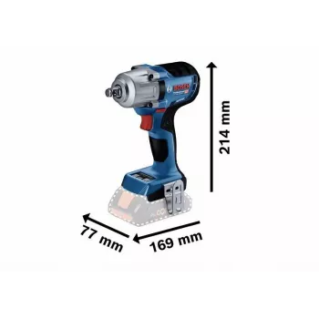 Bosch Professional GDS 18V-450 HC 06019K4003 aparafusadora de impacto a bateria 18V com 2x baterias 5,0Ah, carregador e L-BOXX