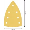 Bosch Accessories 2608901643 folhas de lixa para lixadeira múltipla, grão 120, 150 x 100 mm, pack de 50