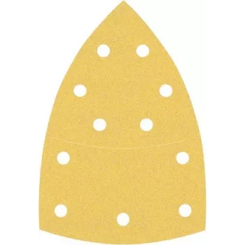 Bosch 2608901649 folhas de lixa para lixadeira múltipla, grão 120, 93 x 102 mm, pack de 50