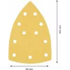 Bosch 2608901649 folhas de lixa para lixadeira múltipla, grão 120, 93 x 102 mm, pack de 50