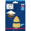 Bosch Accessories 2608901653 folhas de lixa para lixadeira múltipla grão 240, 93 x 102 mm, pack de 10