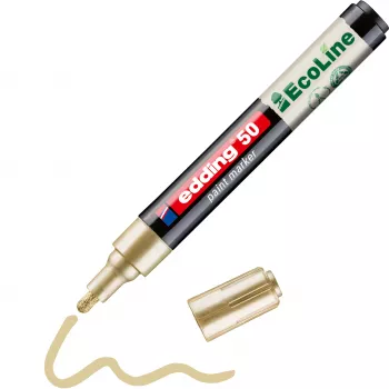 Edding 50 EcoLine Marcador de verniz dourado 2-3 mm (4-50-053)