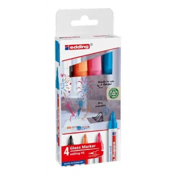 edding 95 Marcador para vidro cores sortidas 1-5 mm 4 unid. (4-95-4-2)