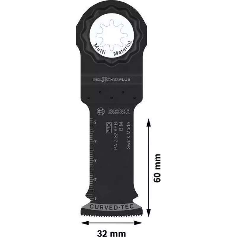 Bosch PRO PAIZ 32 APB Lâmina de serra de imersão 32x60 mm StarlockPlus bimetal 2608669130
