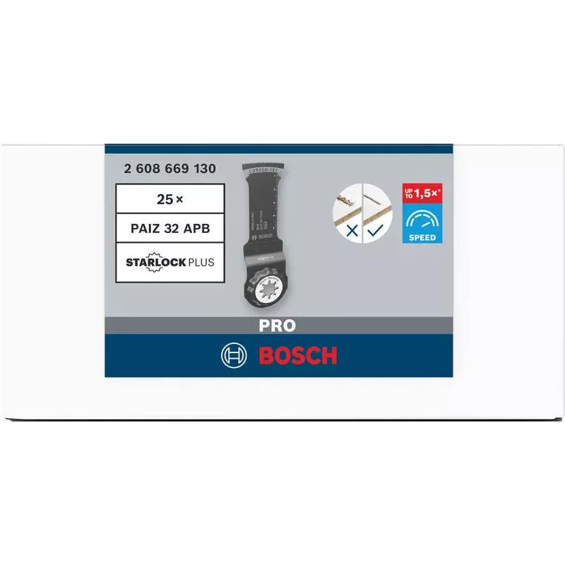 Bosch PRO PAIZ 32 APB Lâmina de serra de imersão 32x60 mm StarlockPlus bimetal 2608669130