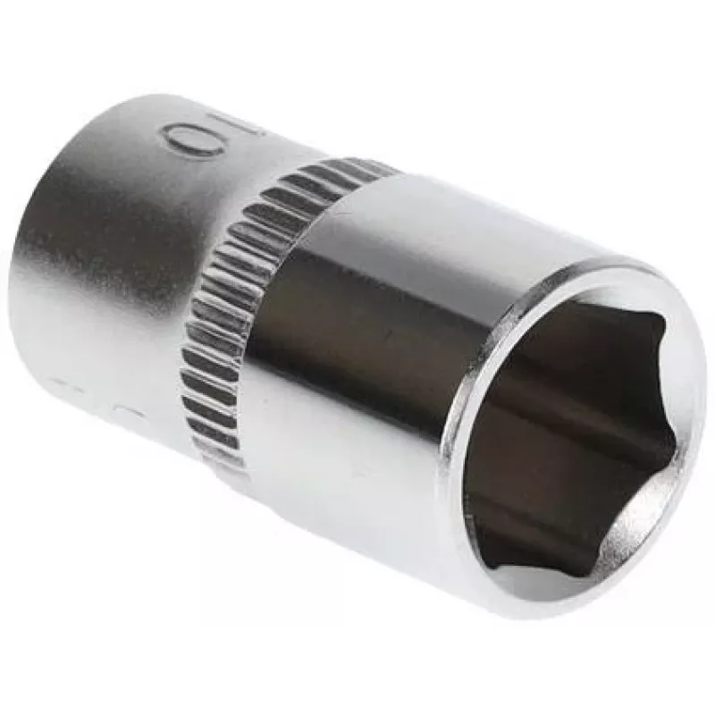 GEDORE red Chave de caixa sextavada 1/4 polegadas 10 mm, comprimento 25 mm (R41001003)