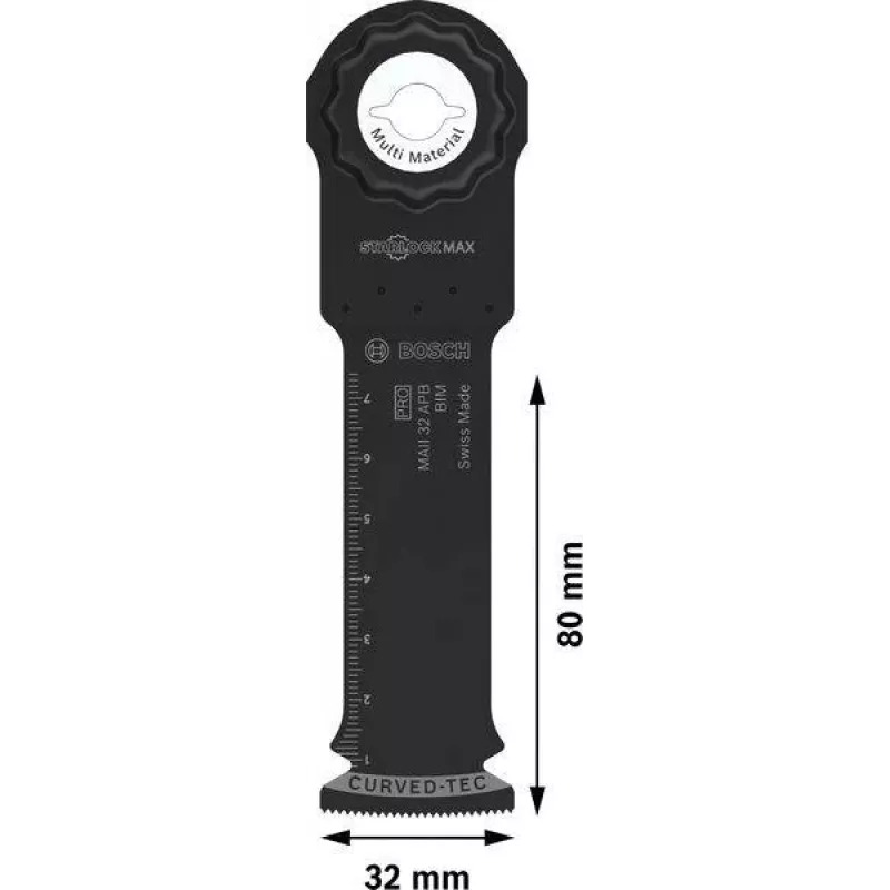 Bosch Lâmina multimaterial bimetal 32 mm StarlockPlus lâmina de serra de imersão 2608669133