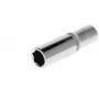 GEDORE red Chave de caixa de encaixe 1/4 polegadas profunda, 6 cantos, 10 mm, comprimento 50 mm R41001009