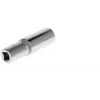 GEDORE red Chave de caixa de encaixe 1/4 polegadas profunda, 6 cantos, 10 mm, comprimento 50 mm R41001009