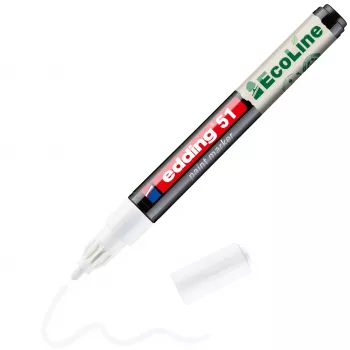 Edding 51 EcoLine Marcador de verniz branco 1-2 mm 4-51-049