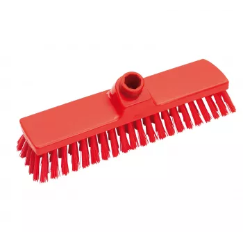 Cabeça de vassoura Haug Bürsten em plástico vermelho, 30 cm de largura (FC87201)