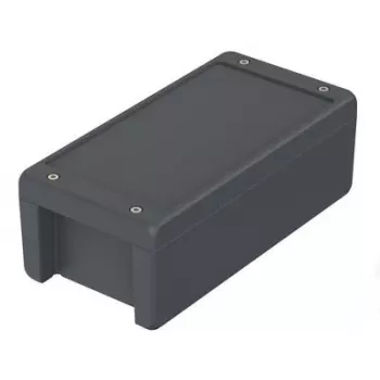 Caixa universal Bopla Bocube Alu BA-S 241309 F, 259 x 128 x 90 mm, alumínio fundido, cinzento grafite RAL 7024, IP66/IP67 00165234