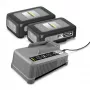 Kit inicial Kärcher Battery Power+ 18/30 2.445-072.0 - bateria Li-Ion 18V 3,0Ah e carregador