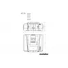 Carregador rápido com arrefecimento por ar Metabo ASC 290 12-36 V, 8,0 A, Li-Ion/LiHD, montável na parede, indicador LED 627370000