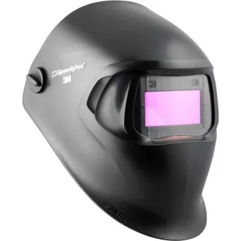3M Speedglas 100 capacete de soldar com filtro de escurecimento automático 100B, grau de proteção 8-12, campo de visão 93x44 mm, preto 7100259107