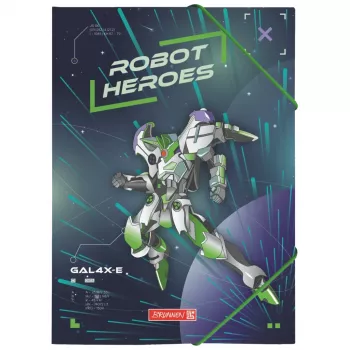 BRUNNEN pasta de arquivo ROBOT HEROES DIN A4 azul-escuro mint 1041604421