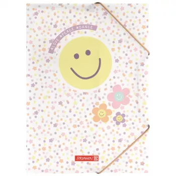 BRUNNEN Happy Hippie pasta de documentos A4 amarelo, laranja, violeta 1041604422