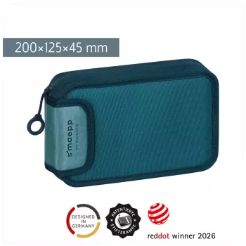 BRUNNEN s'maepp Colour Code Denim estojo de lápis preenchido, 17 peças, 20 x 4,5 cm 104942039