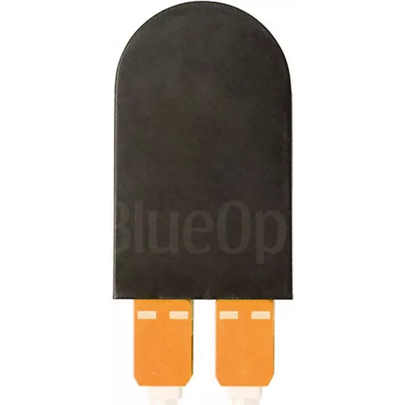 Adaptador loopback de fibra ótica BLUELAN BlueOptics OM2 50/125µm multimodo SC/UPC duplex ferrula cerâmica -40°C a +85°C (BOLBSCOM2)