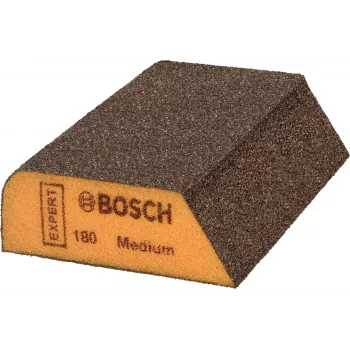 Esponja de lixar Bosch EXPERT M475, K120 médio, óxido de alumínio, húmido e seco, bloco retangular 2608621921