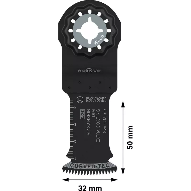 Lâmina de imersão BOSCH PRO AIZ 32 BSPIB StarlockPlus, 32 x 50 mm, bimetal 2608669073