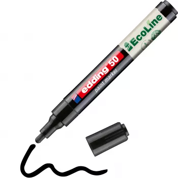 Marcador de verniz Edding 50 EcoLine preto 2-3 mm 4-50-001