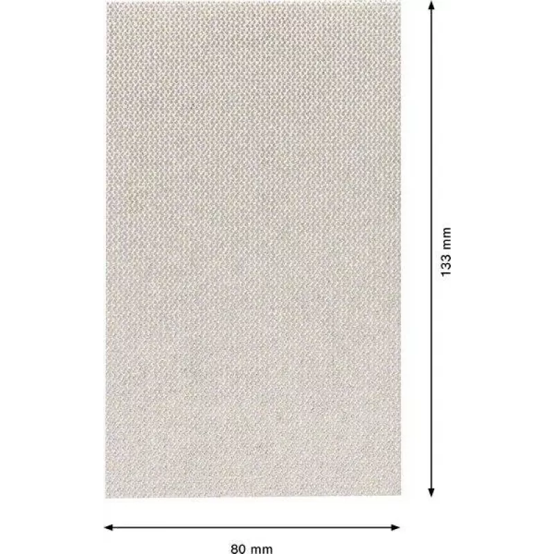 Rede de lixar Bosch M480 Net para lixadora orbital, 133 x 80 mm, grão P80, pack de 50 2608901631
