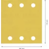 Lixa Bosch Expert C470 para lixadora orbital, grão 240, 107 x 115 mm, pack de 50 2608901659