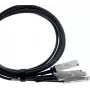 Cabo breakout DAC BlueLAN compatível com NVIDIA 400G QSFP-DD MCP7F60-W003R26-BL, 2m AWG26