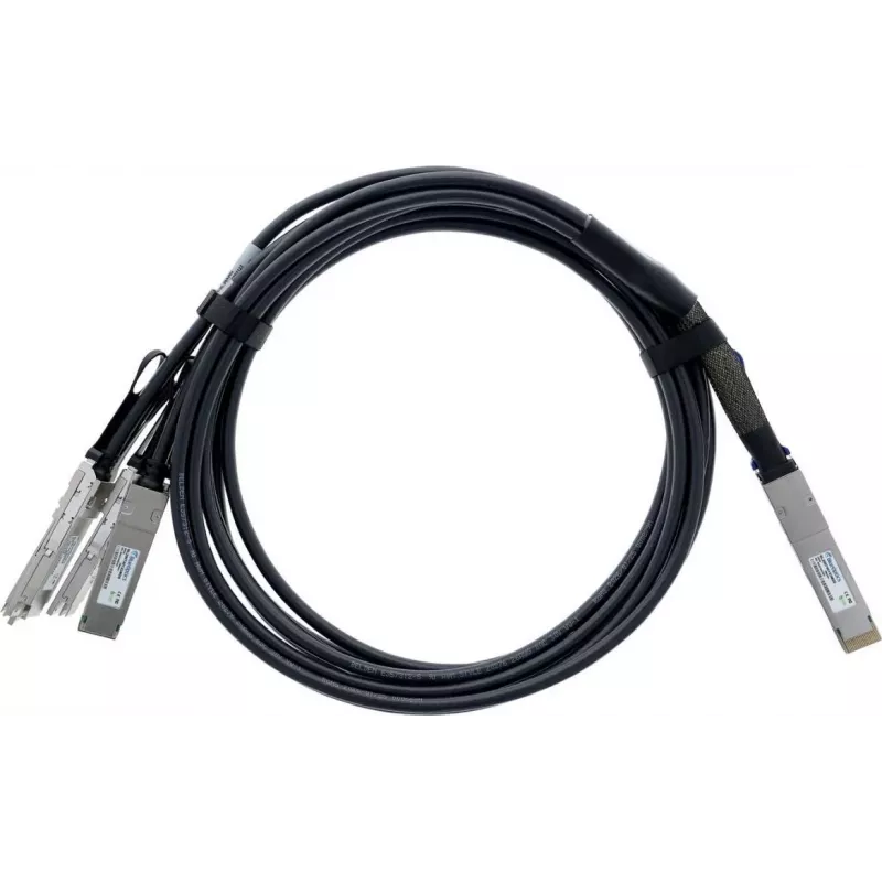 Cabo breakout DAC BlueLAN compatível com NVIDIA 400G QSFP-DD MCP7F60-W003R26-BL, 2m AWG26