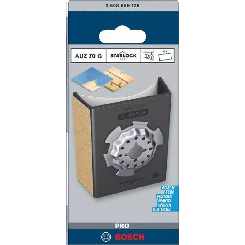 Bosch 2608669126 Conjunto de acessórios multifunções de 5 peças Starlock