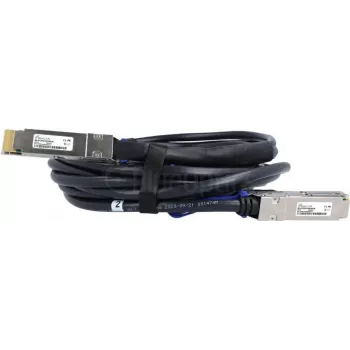 BlueLAN P08242-001 Cabo breakout DAC compatível com 200G QSFP56 para 2x100G QSFP56 InfiniBand HDR, 1m, passivo, 26 AWG P08242-001-BL