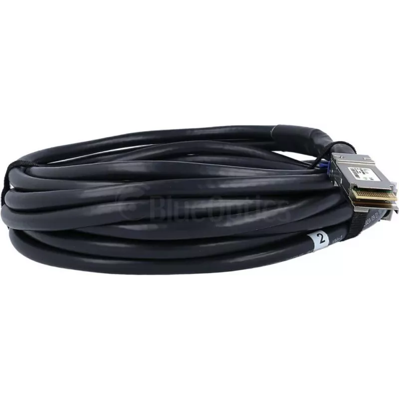 BlueLAN P08242-001 Cabo breakout DAC compatível com 200G QSFP56 para 2x100G QSFP56 InfiniBand HDR, 1m, passivo, 26 AWG P08242-001-BL