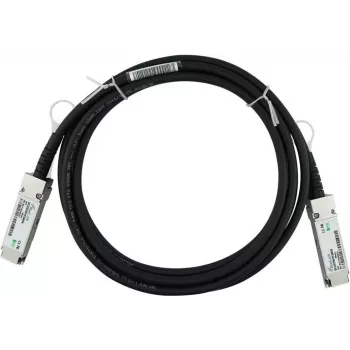 BlueLAN Cabo de cobre Direct Attach QSFP+, 40GBASE-CR4, 40 Gbps, 1 m, 30 AWG, passivo, compatível com Dell GME9UAY GME9UAY-BL