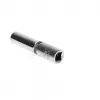 GEDORE red Chave de caixa sextavada de 1/4 polegadas, 7 mm, 50 mm de comprimento R41000709