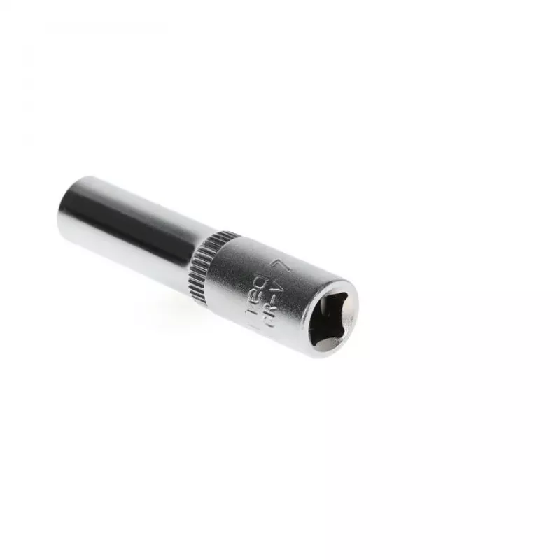 GEDORE red Chave de caixa sextavada de 1/4 polegadas, 7 mm, 50 mm de comprimento R41000709