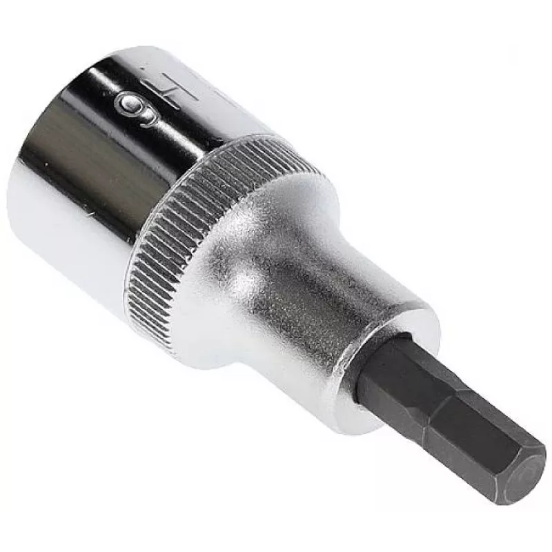 GEDORE red Bit de chave de caixa sextavada interior com encaixe de 1/2 polegadas 6 mm, comprimento 55 mm R62550610