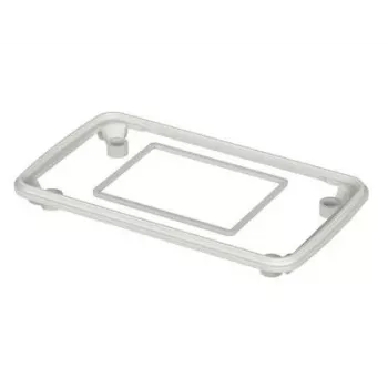 Junta Bopla BOP 500 DI Bopad IP65 - RAL 9016 junta decorativa TPE (borracha especial inodora) branca (C x L x A) 131 x 76 x 13,2 mm 1 unid. 35250006