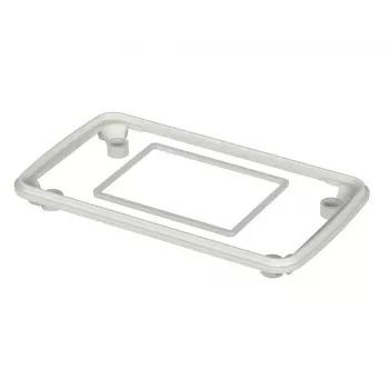 Junta Bopla BOP 500 DI Bopad IP65 - RAL 9016 junta decorativa TPE (borracha especial inodora) branca (C x L x A) 131 x 76 x 13,2 mm 1 unid. 35250006